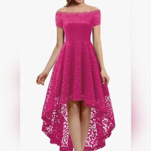 Lace High/Low Dress NWT